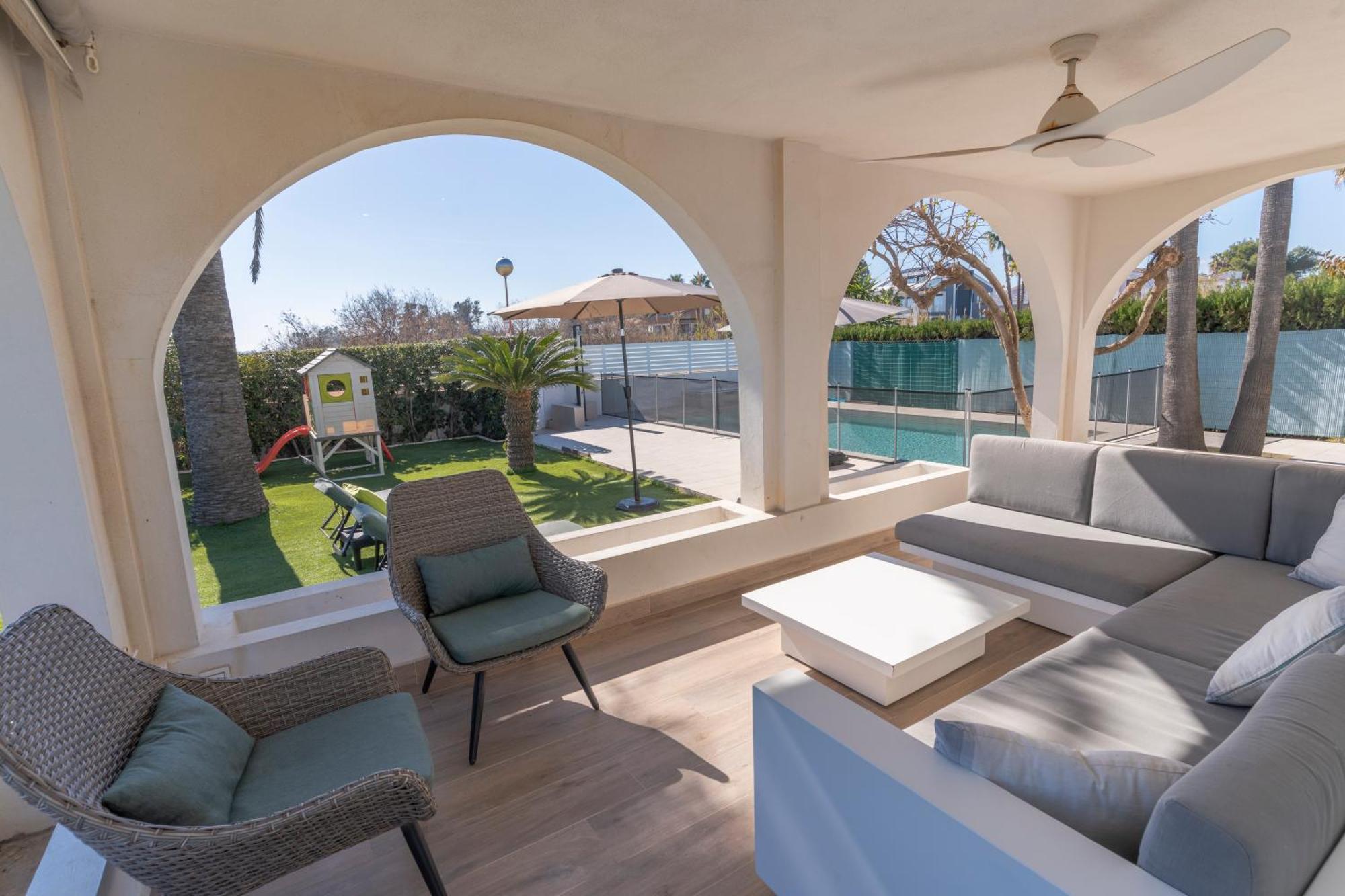 Exquisita Villa Frente Al Mar Sagunto Bagian luar foto
